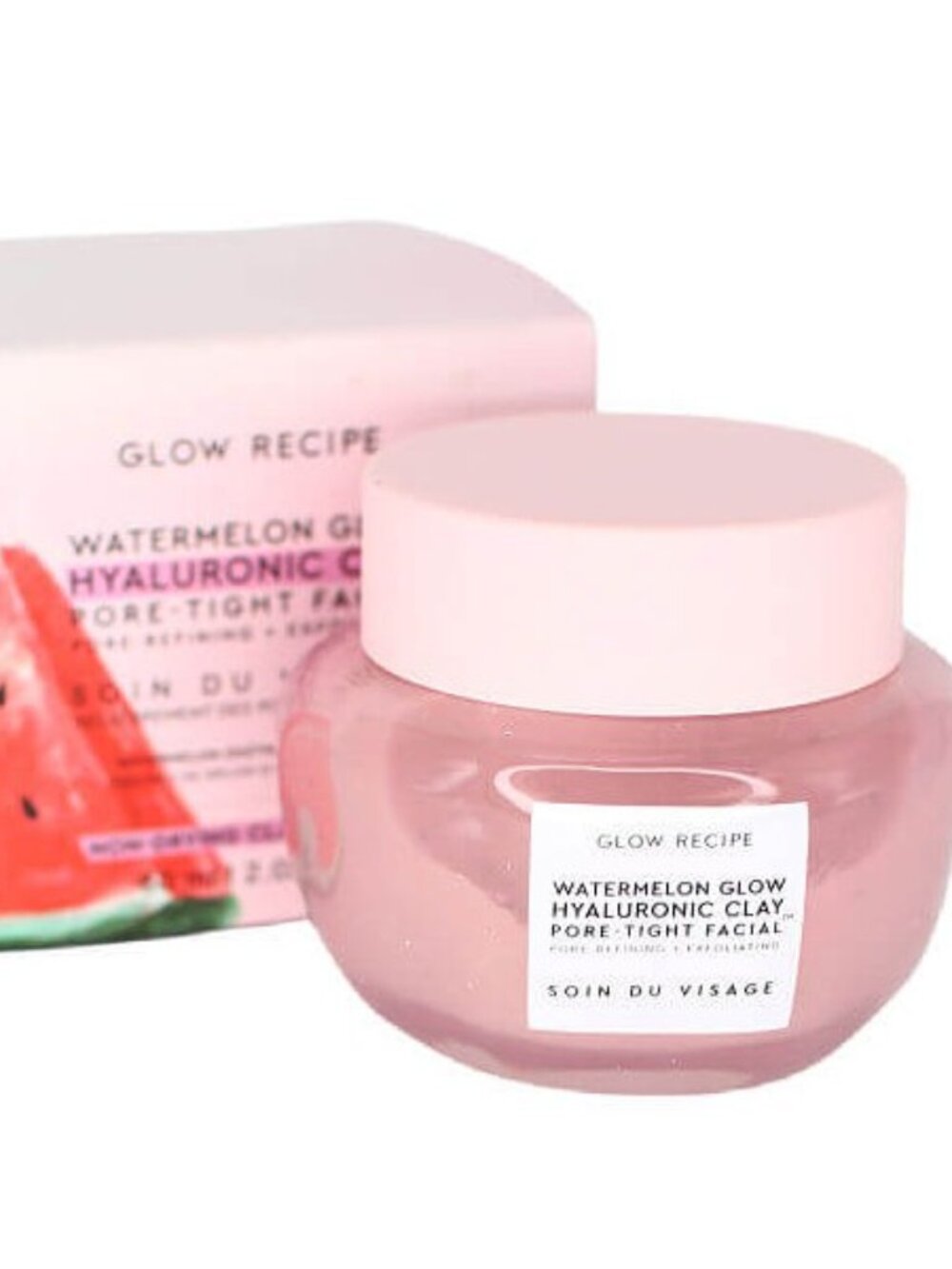 NEW Glow Recipe Watermelon Glow Hyaluronic Clay Pore-Tight Facial